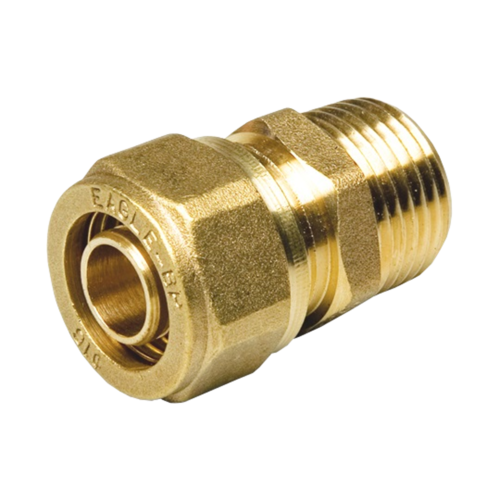 Муфта для PE-X латунь FPL-X Дн 20х2,8х1" Uponor 1085371