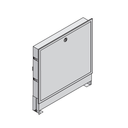 Шкаф коллекторный встраеваемый сталь Vario PT 952х820-910х120-180мм Uponor 1046994