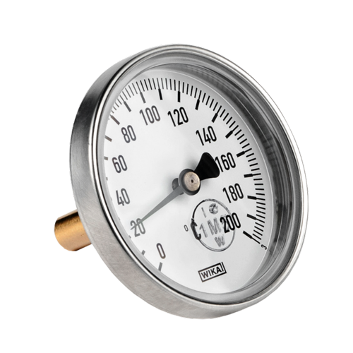 Термометр биметаллический осевой Дк80 L=60мм G1/2" 200C А5001 Wika 3905063 (36523028)