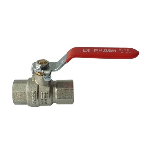 Ридан BVR-R 065B8315R — Кран шаровой PN25 DN100 с внутренней резьбой; Т от -20 ? ...+120 ?; материал корпуса латунь CW602N