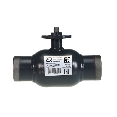 Ридан RJIP Premium 065N0187GR — Кран шаровой WW DN600 PN25 GF (приварной, под привод, стандартный проход)