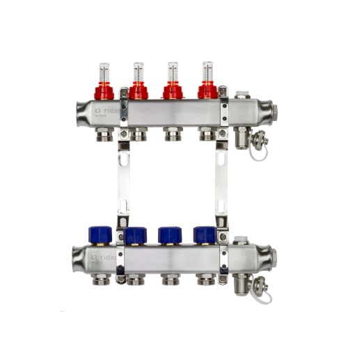 Ридан 088U0952R — Комплект коллекторов SSM-2RF set с расходомерами и кронштейнами, 2 контура