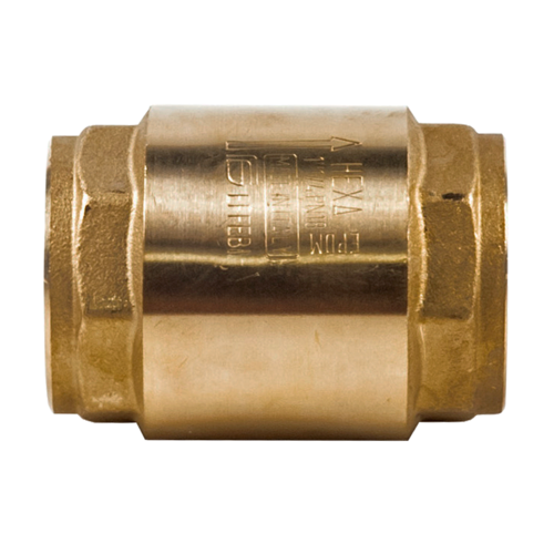 Danfoss 065B8228 Клапан обратный осевой латунь NRV EF Ду 40 ВР G1 1/2