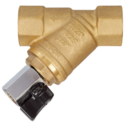 Danfoss 065B8241 Фильтр сетчатый Y-образный латунь Ду 15 G1/2"