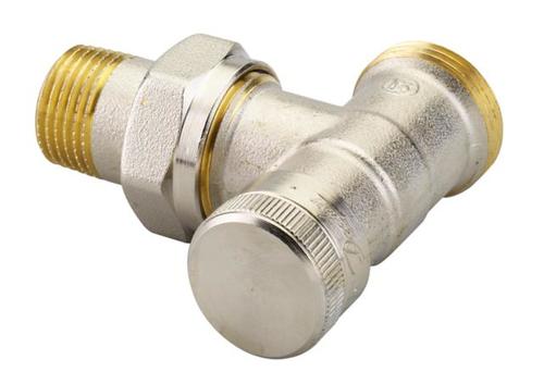 Danfoss 003L0363 Клапан запорный для радиатора RLV никель Ду 15